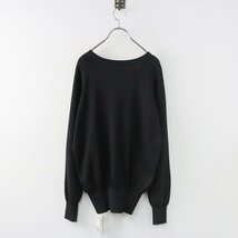 未使用 アパルトモン L'Appartement Silk CTN 2Way C/D シルクコットン 2WAYカーディガン/ブラック トップス【2400013801591】_画像2