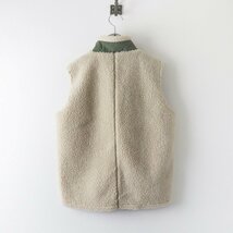 美品 パタゴニア Patagonia 65619 キッズ Retro-X Vest レトロXベスト XL/オリーブ アイボリー アウター フリース ボア【2400013798976】_画像2