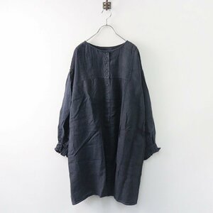 未使用 サマンサモスモス Samansa Mos2 SM2 【ETHICAL CRAFTS】アスデル加工前後着チュニック F/ネイビー【2400013805797】