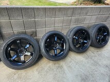 RAYS レイズ VOLKRACING TE37 ORG 17インチ　9j +15 114.3 5穴 2本　9J +22 114.3 5穴 2本_画像1