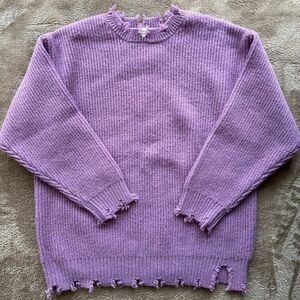 B.C STOCK［エントツマチノプペル］ダメージKNIT