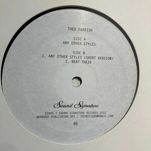 Theo Parrish - Any Other Styles