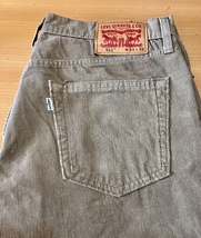 Levi'sリーバイス511ストレッチコーデュロイパンツ34-32ベージュ_画像3