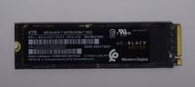 中古 4TB M.2 2280 NVMe SSD Western Digital WD Black SN750 WDS400T3X0C _画像1