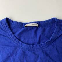 モンクレール MONCER メンズ Tシャツ 半袖 3XL ビッグサイズ ブルー E20918048250 8390T_画像3