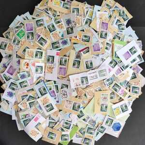 (3)那智の滝　使用済み切手　1400枚