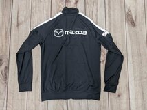 17．サンフレッチェ広島 ナイキ デカロゴ MAZDA マツダ トラック ジャケット ジャージ サッカー Jリーグ メンズXL 黒白紫x109_画像3