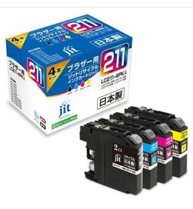 brother用インクカートリッジ LC211-4PK jit