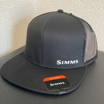 シムス Simms CX Flat Brim Cap Black OS フラット ブリム キャップ_画像2