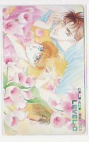 5-t160. two leaf . Mitsuha LEVEL-C telephone card 