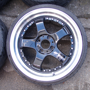 ステルスレーシングK35 17インチ 6.5J＋45 165/40R17 中古の画像3