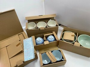 お得!未使用品 温泉食器　美濃焼　軽量　小皿　茶碗　マグカップ　ボウル 鉢4点 ☆ちょこオク☆