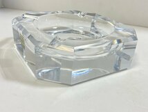 レトロ HOYA CRYSTSL 灰皿 ashtray 保谷クリスタル 長期保管品 ☆ちょこオク☆80_画像4