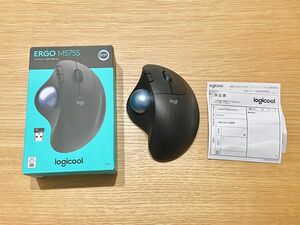 ロジクール M575S ERGO ワイヤレストラックボール Logicool 無線 ワイヤレスマウス ブラック レシーバー故障