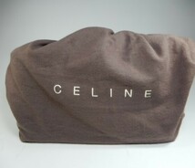 【正規品】CELINE　セリーヌ　バッグ　ブラック　黒　保存袋付き　C-3100_画像10