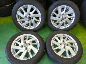 ■40944■日産 デイズ 純正 14インチ 4.5J ET46 4穴 PCD100 EP150 155/65R14 4本 【20年製3分山】 ルークス