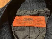CINTAS USA輸入　ワークジャケット　XLサイズ　100円スタート　売り切り　古着　ネイビー　MA1 キルティング　work_画像2
