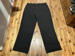 Dickies USA輸入　黒　w37相当　ワークパンツ　100円スタート　売り切り　太め ワイドストレート　チノパン 古着 ディッキーズ 