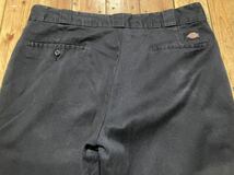 Dickies874 USA輸入　w34 黒　ワークパンツ　100円スタート　売り切り　古着　チノパン　work ディッキーズ　_画像7