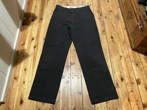 Dickies 874 USA輸入 黒　w32相当　ワークパンツ　100円スタート　売り切り　チノパン　古着　定番　ストレート　ディッキーズ 