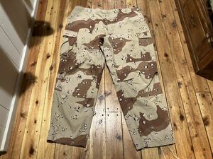  the US armed forces the truth thing chocolate chip USA import XL-S desert duck 100 jpy start selling out cargo pants old clothes vintage 83 year made camouflage camouflage 