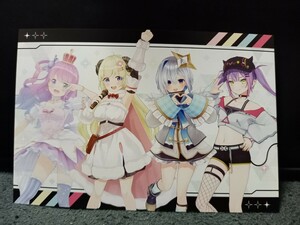 4期生 四期生 ポストカード イラストカード コトブキヤ ホロライブEXPO エキスポ 姫森ルーナ 角巻わため 天音かなた 常闇トワ