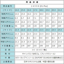 ★新品★【24998_L.BLUE_19.0】上履き　上靴　体育館シューズ　スクールシューズ　通園・通学用　抗菌防臭加工　ゴム底キャンバス甲材_画像9