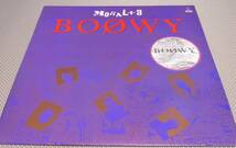 シール帯付LP◇BOΦWY - MORAL+3(氷室京介,高橋まこと)デビューアルバム+未発表曲3曲※invitationレーベル(Victor)ビートロック_画像1