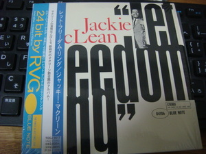 JACKIE MｃLEAN LET FREEDOM RING 東芝 BLUE NOTE RVG 紙ジャケ CD ジャッキー マクリーン