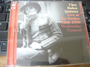 CHET BAKER QUINTET LIVE AT LE DREHER CLUB 1980 WEDNESDAY CONCERT EU盤 2CD チェット ベイカー