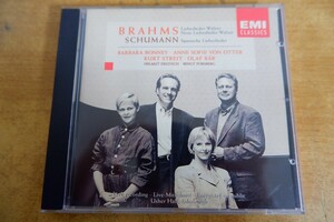 CDk-5589 BONNEY VON OTTER STREIT BAR / BRAHMS: LIEBESLIEDER-WALZER, etc.