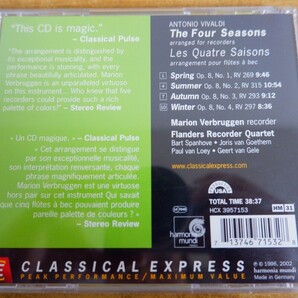 CDk-5604 VERBRUGGEN/RECORDER / VIVALDI The Four Seasonsの画像2