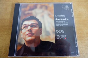 CDk-5635 G.F. Haendel - Andreas Scholl, Akademie Fur Alte Musik Berlin / Ombra Mai Fu