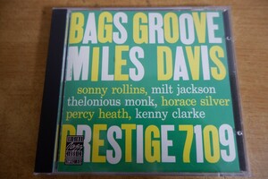 CDk-5849 マイルス・デイヴィスMiles Davis / Bags Groove