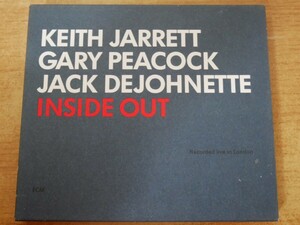 CDk-5424＜ECM＞キース・ジャレットKeith Jarrett / Gary Peacock / Jack DeJohnette Inside Out