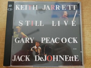 CDk-5425＜ECM / 2枚組＞Keith Jarrett, Gary Peacock, Jack DeJohnette / Still Live