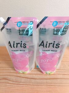 LION柔軟剤 ソフラン　エアリス　Airis LAUNDRYWater 詰め替え　2袋