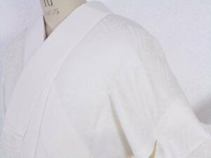 328■ 未使用 礼装用 白 長襦袢 裄66 半衿付き 和装小物 ■ひまわり