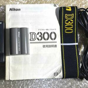 NIKON D300 デジカメ ボディ 説明書 充電器 バッテリー 中古動作品の画像6