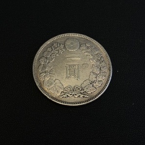 ※5855 新一円銀貨 大正3年 近代 貨幣 通貨 古銭 銀貨 個人保管品の画像1