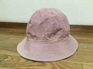another 20th century Sun Mellow Hat cranberry&soda 2 古着 リバーシブルハット ハット 汚れありアナザートゥエンティースセンチュリー