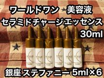 半額以下 ワールドワン セラミドチャージエッセンス 美容液 5ml×6 30ml 銀座ステファニー トライアル 試供品 サンプル ステファニー化粧品_画像1