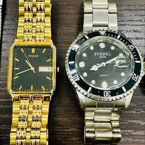 #1845【ジャンク品】 腕時計 おまとめ14点【CARLO CARDINI】999.9 FINE GOLD【SEIKO】 他 基本不動 自動巻 レディース/メンズの画像6