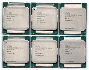 Intel ★ XEON　E5-1620V3　6個セット ★ 3.50GHz (3.60GHz)／10MB／0GT/s　4コア ★ ソケットFCLGA2011 ★