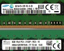 サーバー用 ★ SAMSUNG　1Rx4 PC4-2133P-RC0-10　8GB×6枚セット　計 48GB ★ 両面チップ ★_画像3