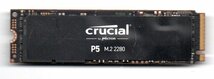 m2 SSD ★ crucial　P5 M.2 2280　SSD HDD　1000GB ★ MODEL：CT1000P5SSD8 ☆ 健康状態：正常 ☆_画像1