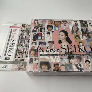 「We Love SEIKO」-35th Anniversary 松田聖子　究極オールタイムベスト50 Songs　通常盤　CD　松田聖子　H91-03: 中古