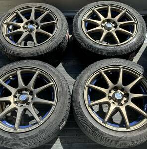 Ｗｅｄｓ　Ｓｐｏｒｔ　ＳＡ－７０　４本　15×6.5J ET38 PCD100 4H 