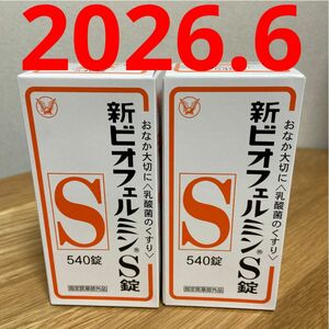 新ビオフェルミンS錠 (指定医薬部外品) 540錠 × 2箱セット