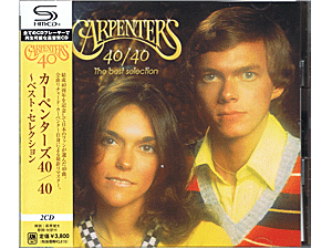 カーペンターズ(Capenters)Capenters 40/40 The Best Selection CD2枚組